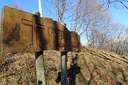 Alla CROCE del MONTE CASTELLO (1425 m) da Valpiana di Serina il 31 dicembre 2018 - FOTOGALLERY